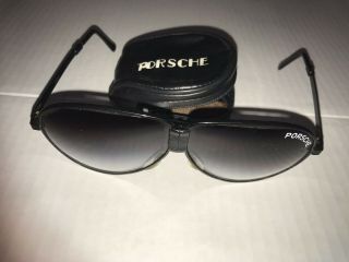 Vintage PORSCHE Sunglasses Folding Glasses,  Case VTG Shades Rare 4