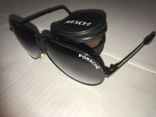 Vintage PORSCHE Sunglasses Folding Glasses,  Case VTG Shades Rare 5