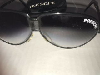 Vintage PORSCHE Sunglasses Folding Glasses,  Case VTG Shades Rare 8