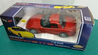 Nkok 2001 Chevrolet Corvette Z06 Rare Vintage Collectible R/c 1:16