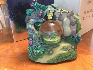 Rare Disney Jungle Book Snow Globe Musical/mechanical W/original Box