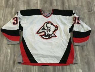 Vintage 1999 39 Dominik Hasek Home Buffalo Sabres CCM Hockey Jersey Large RARE 2