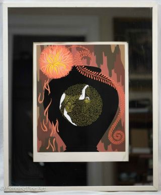 Erte Limited Edition Serigraph " Autumn Song " Twenties Remembered Suite 2/8 Rare