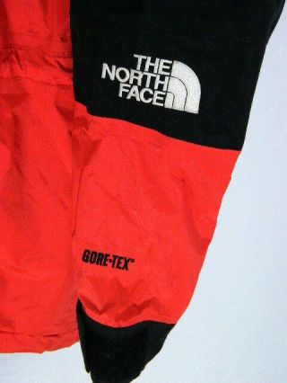 Vintage 90 ' s The North Face Gore - Tex Mountain Light Jacket Red & Black Medium 2