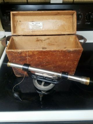 Vintage Starrett No.  101 - A Leveling Transit Survey Instrument