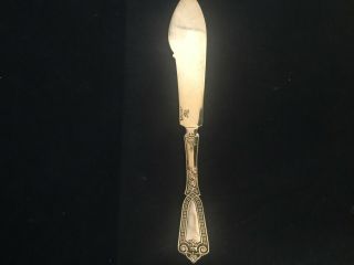 Whiting Mfg.  Co.  “Ivy” Antique Butter Knife Sterling Silver 1850 - 1899 3