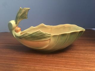 Vintage Roseville Pottery Pinecone Bowl (1935) 427 - 8 "