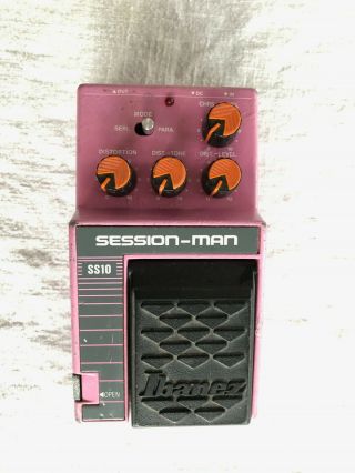 Vintage Ibanez Ss10 Session Man Chorus Distortion Pedal Japan Made