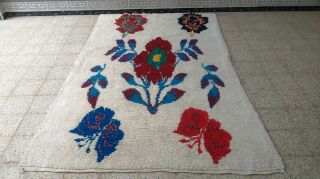 Beni Ourain Rug Authentic Rug Vintage Tapis Azilal Handmade Rug Moroccan Carpets