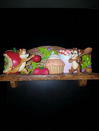 Extremely Rare Walt Disney The Chipmunks In The Kitchen 3d Figurine Menu Board