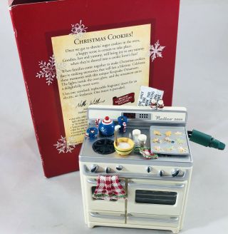Hallmark 2004 Christmas Cookies Vintage Stove Ornament Light & Fragrance Oven 2