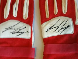 Joey Logano vintage NASCAR Simpson driver gloves signed autographed 2