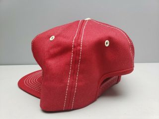 Vtg K Products SNAP ON Tools Racing USA Red Patch Snapback Trucker Hat 2
