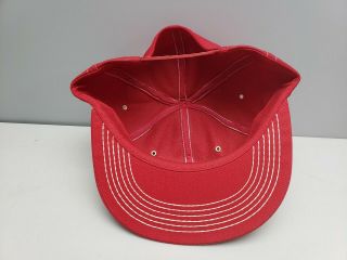 Vtg K Products SNAP ON Tools Racing USA Red Patch Snapback Trucker Hat 4