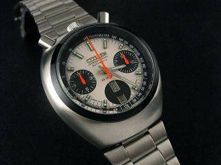 Collectible Vintage Citizen Bullhead Chronograph Automatic