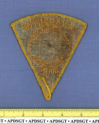 ANACORTES BY THE SEA (Old Vintage) WASHINGTON Sheriff Police Patch CHEESECLOTH 2