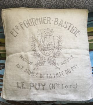 Restoration Hardware Vintage French Grain - Sack Linen Pillow Cover