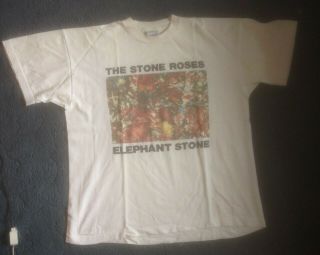 The Stone Roses Very Rare Vintage Elephant Stone T Shirt Screen Stars Label
