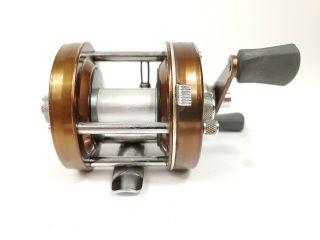 Vintage Abu Garcia Ambassadeur 4000D Fishing Reel Bronze Brown Copper 741200 3