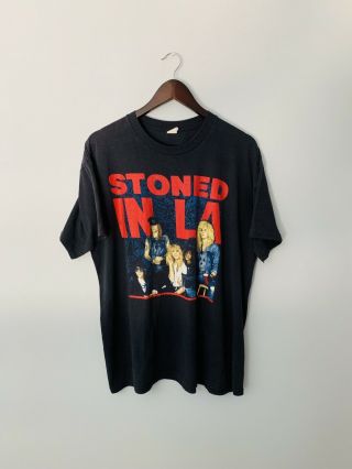 1988 Vintage Guns N’ Roses “stoned In L.  A.  ” Merchandise