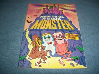 Vintage How To Be A Good Monster Coloring Book Boo Berry Frankenberry Count