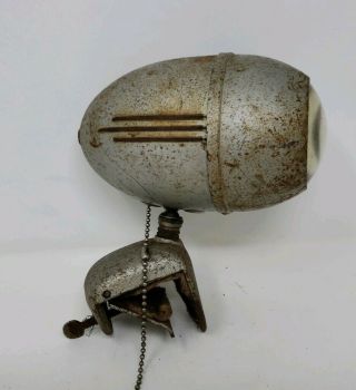 Vintage Industrial Eyeball Clamp On Spotlight Lamp Light Steampunk Mid Century