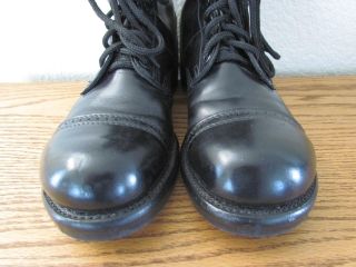 Vintage Military Corcoran 1500 Jump Boots Black Cap Toe Mens 10.  5 E Worn Once 3