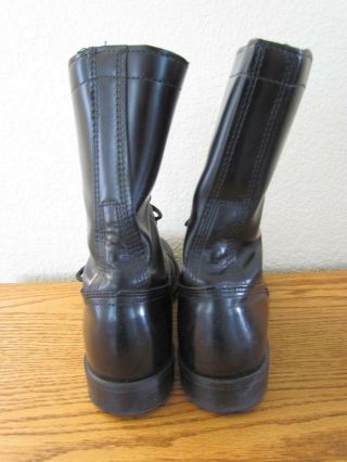 Vintage Military Corcoran 1500 Jump Boots Black Cap Toe Mens 10.  5 E Worn Once 5