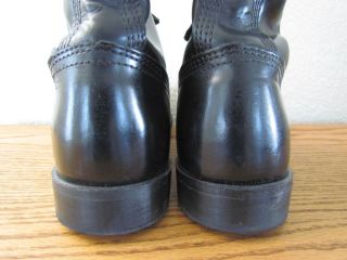 Vintage Military Corcoran 1500 Jump Boots Black Cap Toe Mens 10.  5 E Worn Once 6