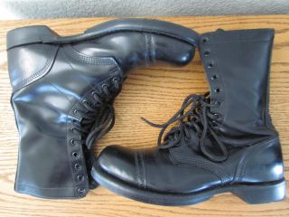 Vintage Military Corcoran 1500 Jump Boots Black Cap Toe Mens 10.  5 E Worn Once 8