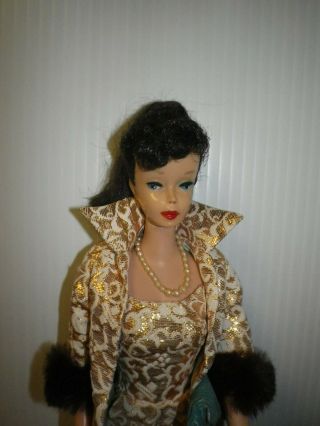 Vintage 5 Mattel Brunette Ponytail Barbie Doll 5
