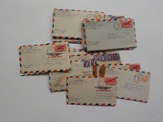 27 Wwii Letters 44th Bomb Squadron Apo Brigadier General Orlando Florida Ww2