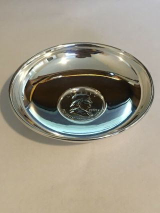 Sterling Silver Handcrafted 1963 Franklin Half Dollar Coin Dish