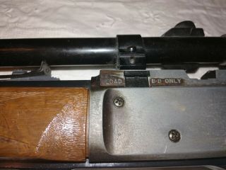 Vtg 1982 Daisy 881 POWERLINE BB Pellet Gun Air Rifle w/Scope Orig OWNER 6