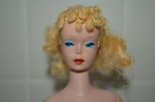 Vintage Barbie Blonde Ponytail 1960 