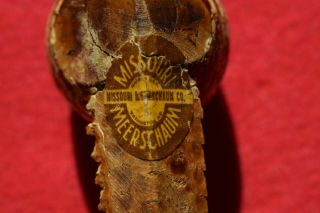 Vintage Missouri Meerschaum Diamond Shank Roxy Billiard Bulldog Corn Cob Pipe 5