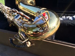 Vintage Buescher Aristocrat Tenor Saxophone Ser.  639XXX w/ Case 6