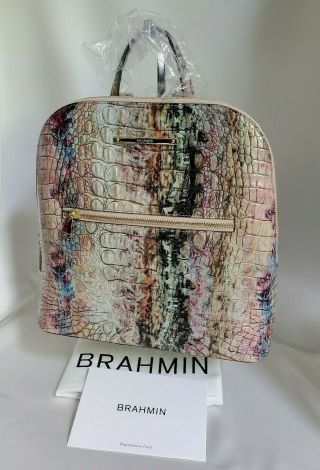 ❤️ BRAHMIN OPAL FELICITY BACKPACK - RARE 1 of a Kind Pattern HTF NWT❤ 2