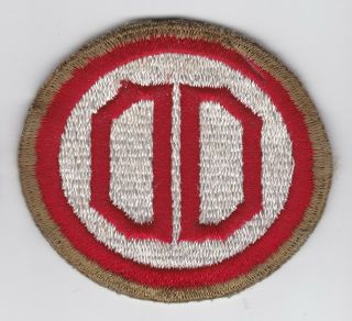 31st Infantry Division Us Army Patch Ww2 Wwii Ssi Od Border Ribbed Weav