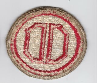 31ST Infantry Division US ARMY PATCH WW2 WWII SSI OD BORDER RIBBED WEAV 2