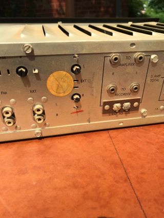 Vintage Ampex 402 Stereo Tube Preamplifier Tube Console Preamp - Rare 10