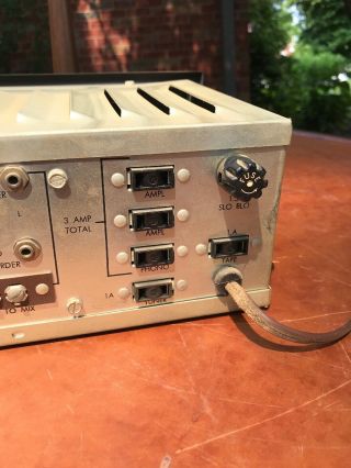Vintage Ampex 402 Stereo Tube Preamplifier Tube Console Preamp - Rare 11