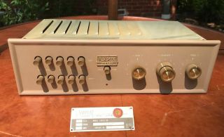 Vintage Ampex 402 Stereo Tube Preamplifier Tube Console Preamp - Rare