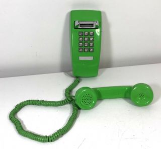 Vtg Lime Green Stromberg Carlson Push Button Wall Phone S C 2554 B 1978