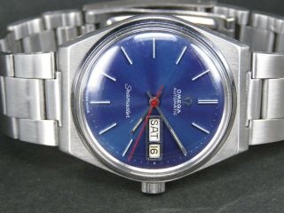 VINTAGE OMEGA SEAMASTER 1022 STAINLESS STEEL SWISS DAY DATE AUTOMATIC MENS WATCH 3