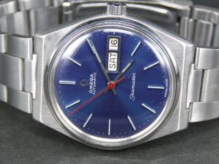 VINTAGE OMEGA SEAMASTER 1022 STAINLESS STEEL SWISS DAY DATE AUTOMATIC MENS WATCH 5