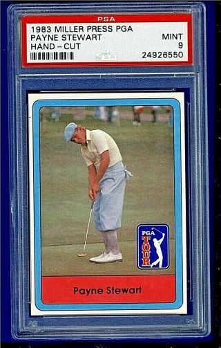 1983 Donruss Miller Press Nno Payne Stewart Hof Rc Psa 9; Pop 2 Rare