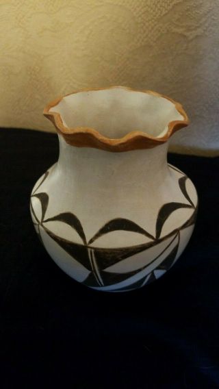 Vintage Acoma Pueblo Pottery Native American Indian 2