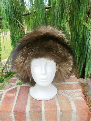 Fluffy Fox Fur Hat Quality From Germany Sexy Drzhivago Russian Style Vintag