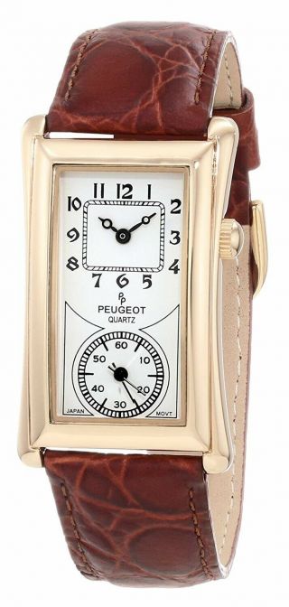 Peugeot Vintage Leather Band Doctors Nurse Watch Unique For Timepiece Collectors